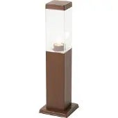 QAZQA Slimme buitenlantaarn roestbruin 45 cm incl. P45 - Malios