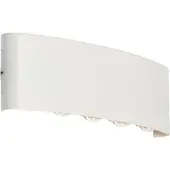 QAZQA Buiten wandlamp wit incl. LED 10-lichts IP54 - Silly