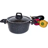 Excellent houseware kookpan met deksel, 2,7 liter, aluminium