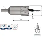 Rotec 535.0651 Gatfrees 65 mm schacht 13 mm