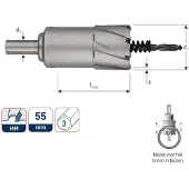 Rotec 535.0351 Gatfrees 35 mm schacht 13 mm