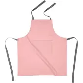 Tiseco | Schort Solid katoen roze 74x85 cm schorten | NADUVI
