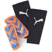 Puma Ultra Light Sleeve scheenbeschermer 01 - ultra oranje/blauw glans XL