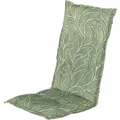 Hartman tuinstoelkussen Indy green - 50% Polyester / 50% Katoen - Tuinkussens hoge rug dik -