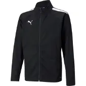 Puma teamLIGA Trainingsjack Kids Zwart Wit