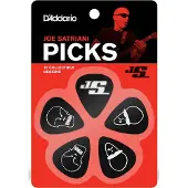 D'Addario 1CBK4-10JS Joe Satriani plectrums zwart medium (10 st)