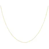 Oozoo Jewellery - goudkleurige ketting met klassiek detail - SN-2004