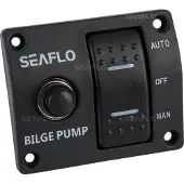 Seaflo Bilgepomp paneelschakelaar incl. LED-indicator, 12/24V