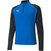 Puma Sportsweatshirt 'Team Liga' blauw / zwart / wit