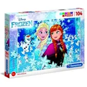 Clementoni Disney Frozen, 104 onderdelen, Thema: Disney Frozen, Geschikt voor kinderen vanaf 6 jaar