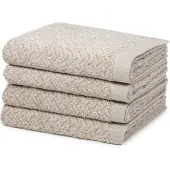 Möve Sonstiges 4 X handdoek - in set Brooklyn Fischgrat