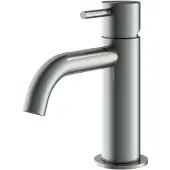 Hotbath Archie AR003 Wastafelkraan Laag RVS 316 - RVS - Zonder Waste - RVS 316 - Kranen, Wastafelkranen, Opbouw Wastafelkranen - 8719638629362