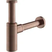 Hotbath Archie AR035 wastafelsifon rond geborsteld koper PVD