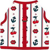 Croci Hondentuig Slot Print Wit / Rood