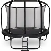 VirtuFit Premium Trampoline met Veiligheidsnet - Zwart - 366 cm