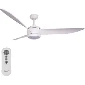 Beacon Stille plafondventilator Airfusion Nordic Ø 143cm wit