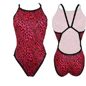 Turbo Animal Swimsuit Rood 3XL Vrouw