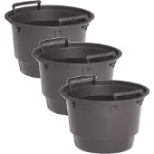 Prosperplast 4x Stuks Kunststof Binnenpotten/inzetbakken Met Handvat Voor