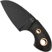 Böker Gnome all Black Copper neck knife