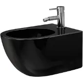 REA - Wandbidet - Carlo Mini Black - Zwart glans