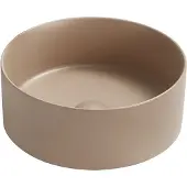 Guido Gusto Waskom Valentina 35x35x14cm mat beige inclusief afvoerplug