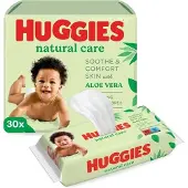 Huggies - Natural Care - Billendoekjes - 1680 babydoekjes - 30 x 56
