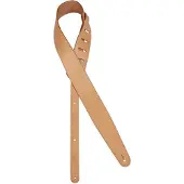 Gaucho GST-951-NT gitaarriem, topkwaliteit Europees leder, 5,5cm. breed, naturel, made in Italy