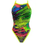 Turbo Kriptonite Swimsuit Geel 9-10 Years Meisje