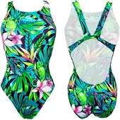 Turbo Jungle Bird Swimsuit Veelkleurig 7-8 Years Meisje