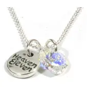 Heaven Eleven dames Ketting ballchain - swarovski elements hart