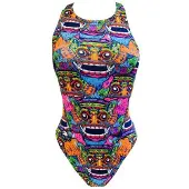 Turbo Bali Tribal Swimsuit Veelkleurig L Vrouw