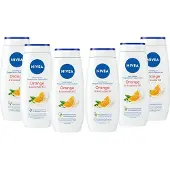 Nivea Showercreme Care Orange Voordeelverpakking 6x250ml