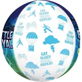 Amscan - Fortnite - Battle Royal - Folieballon - Helium ballon - Ballon - Rond - 38 Cm - Leeg - Kinderfeest - Verjaardag.