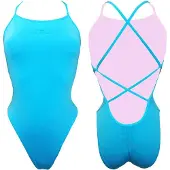 Turbo Patron Sirene Swimsuit Blauw S Vrouw