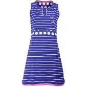 Irresistible Dames Nachthemd - Katoen - Gestreept - Blauw - Maat M