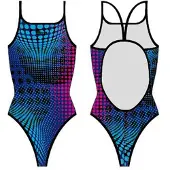 Turbo Walnut Swimsuit Blauw,Zwart M Vrouw
