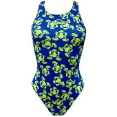 Turbo Ranitas Flour 2015 Swimsuit Geel,Blauw 3XL Vrouw
