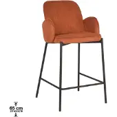 Label51 D-MAXX Barkruk Jari - Rust - Ribcord - Zithoogte 65