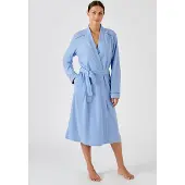 Damart - Kamerjas van sierlijk wafeltricot - Dames - Blauw - S