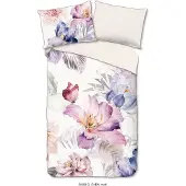 Descanso Dekbedovertrek Caen Multi Satijn-140 x 200 / 220 cm | 1-Persoons