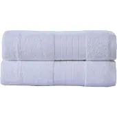 Good Morning Badstof Badlaken 100% Katoen 70x140cm - white - Set van 2