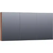 Brauer Impress Deluxe Spiegelkast 140x70cm Indirecte LED Verlichting Binnen/onder - Forest Cacao - Spiegels - Spiegelkasten - 8720359343635