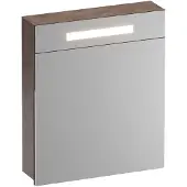 Brauer Promise Spiegelkast 60x70cm LED Verlichting Boven - Erosion - Linksdraaiend - Spiegels - Spiegelkasten