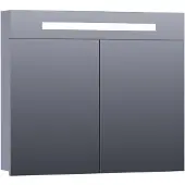 Sanitop Spiegelkast 2.0 Exclusive Line 80cm Mat Grijs
