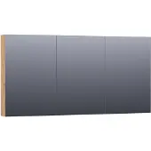 Brauer Impress Deluxe Spiegelkast 140x70cm Indirecte LED Verlichting Binnen/onder - Chateau - Spiegels - Spiegelkasten - 8720359343611