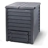 Meuwissen Agro Compostvat Thermo Wood 600 bruin zwart - Meuwissen Agro