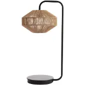 Light & Living Tafellamp Ø26x60 cm LYRA naturel+mat zwart