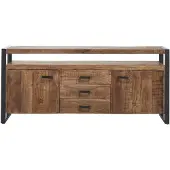Profijt Meubel Dressoir Newhaven mangohout 80x180x43 cm