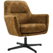 Profijt Meubel Draaifauteuil Tarkio velvet cognac