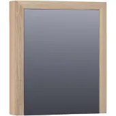 Brauer Rise Spiegelkast 60x70cm Massief Eiken - Eiken Naturel - Rechtsdraaiend - Spiegels - Spiegelkasten - 8720359344380